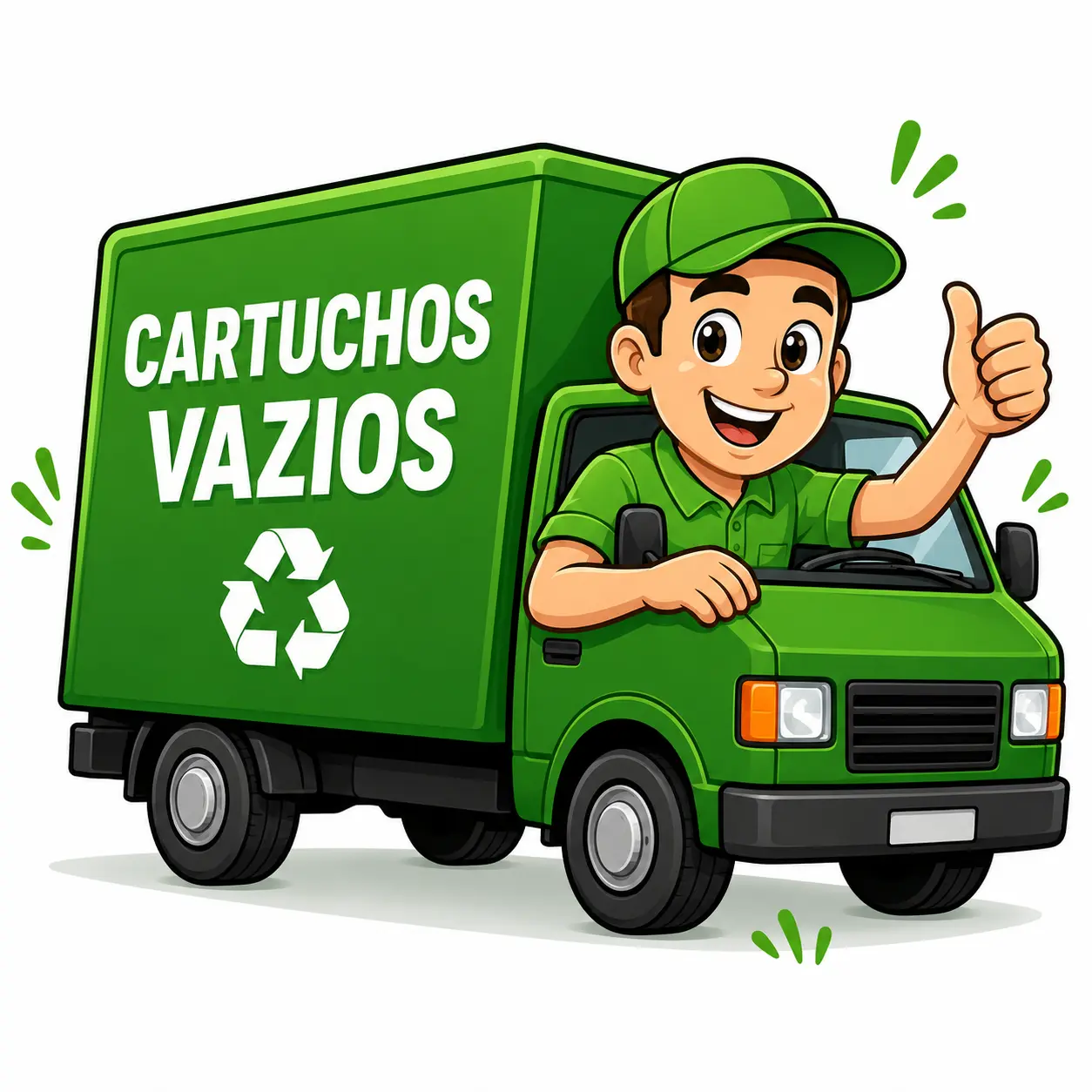 Camión de recogida de Cartuchos Vacíos